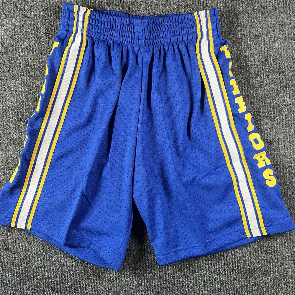 Mitchell & Ness NBA Road Swingman Shorts Golden State Warriors 81-82 Men's Small